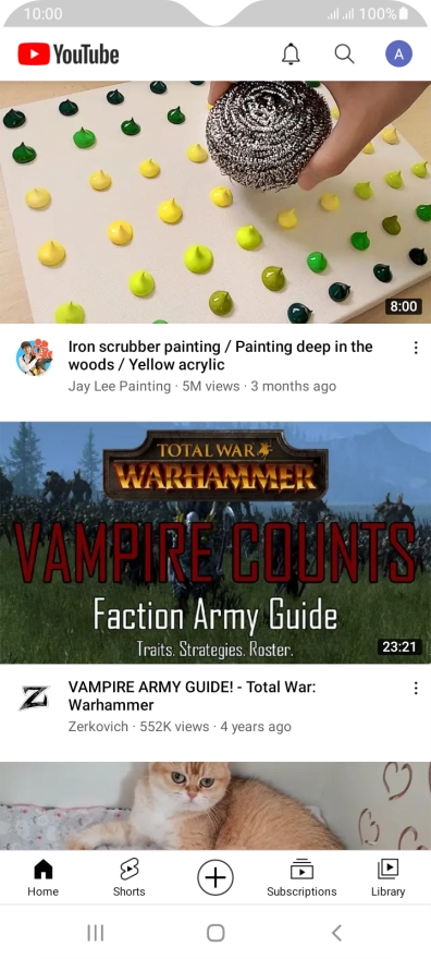 Press the search icon. Press the search icon.