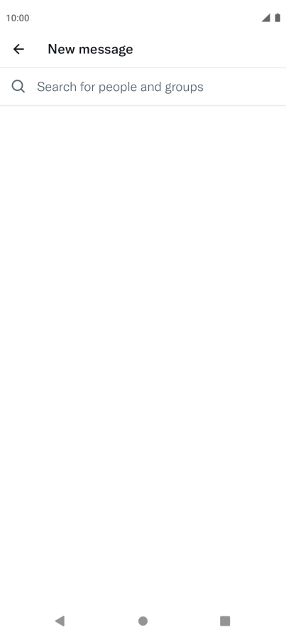 Press the search field.