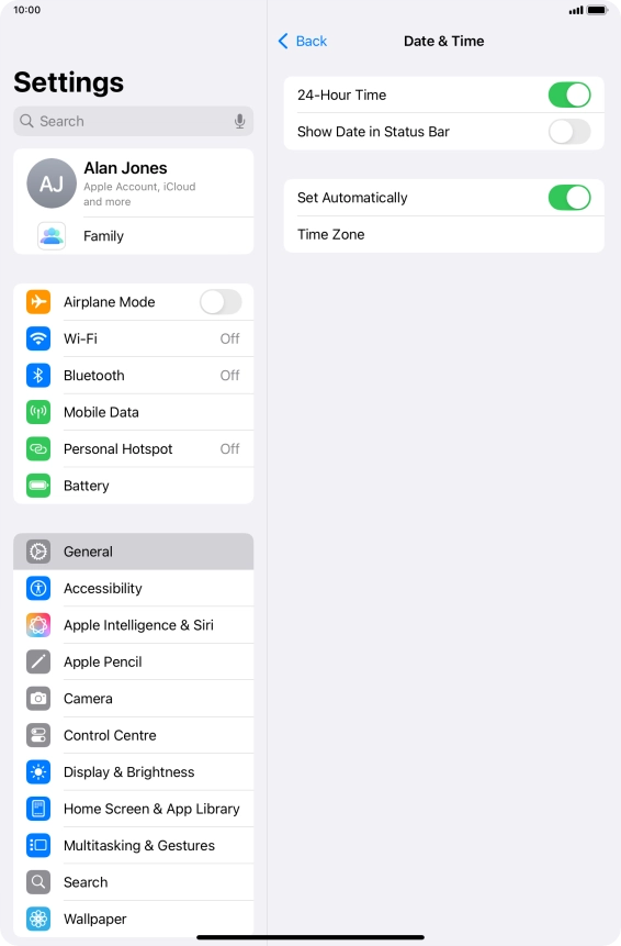 Slide your finger upwards starting from the bottom of the screen to return to the home screen.