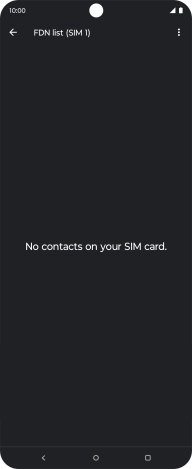 Press the menu icon.