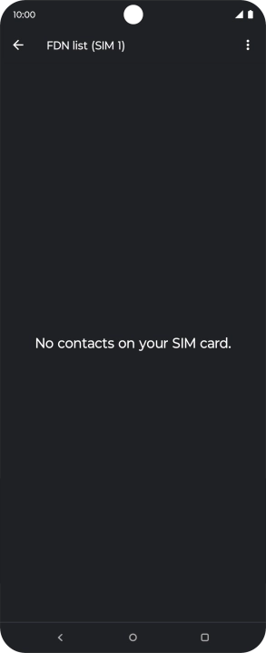 Press the menu icon.