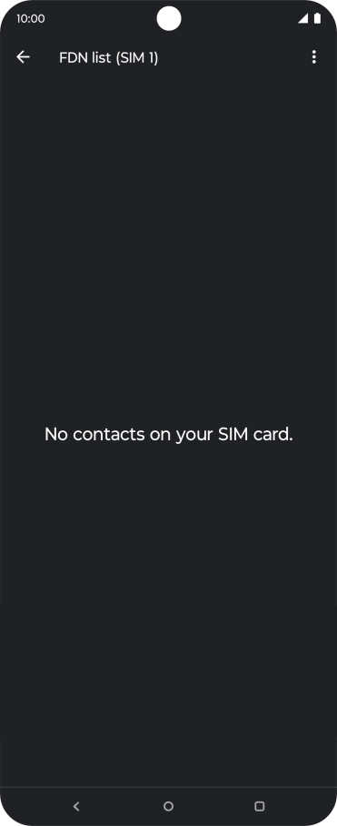 Press the menu icon.