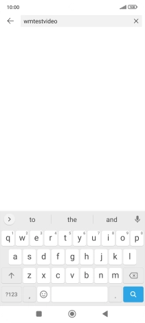 Key in the required search word and press the search icon.