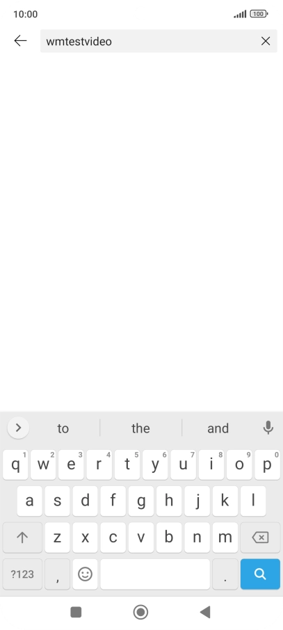 Key in the required search word and press the search icon.