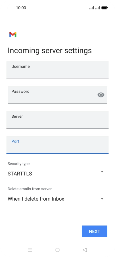 Press the drop down list below Press the drop down list below