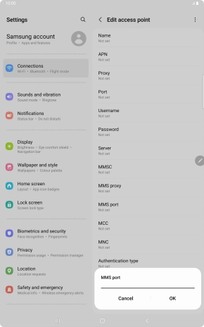 Key in 8799 and press OK.