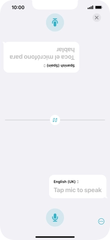 Press the end icon to end two-way view.