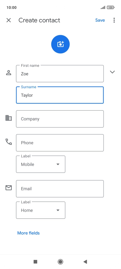 Press Phone and key in the required phone number.