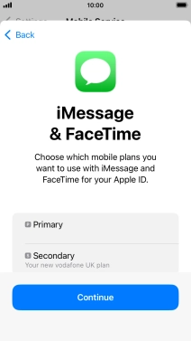 Press the required price plan.