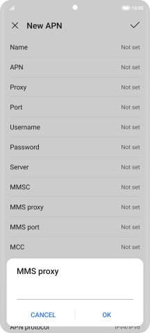 Key in 212.183.137.012 and press OK.