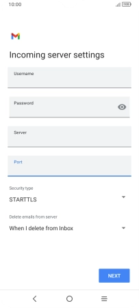 Press the drop down list below 