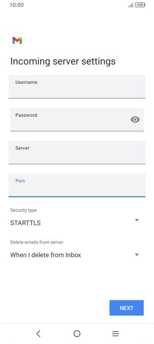 Press the drop down list below 