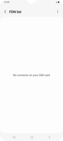 Press the menu icon.