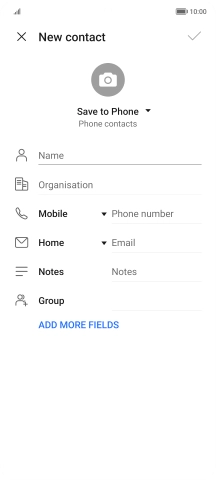 Press the drop down list next to 