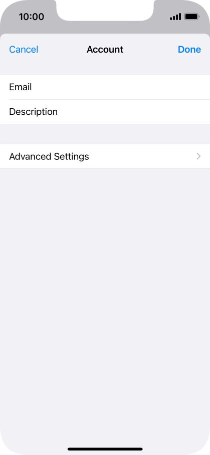 Press Advanced Settings.