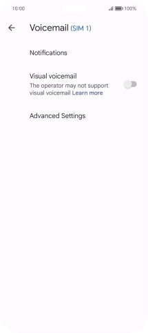 Press Advanced Settings.