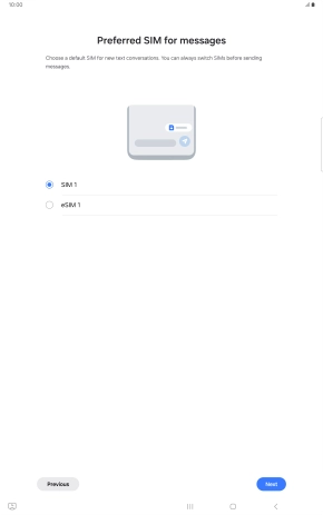 Press the required price plan.