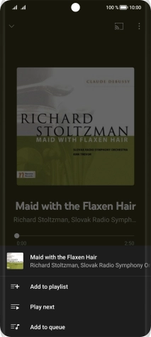 Press Add to playlist.