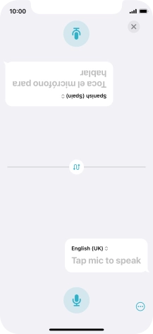 Press the end icon to end two-way view.