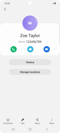 Press the Home key to return to the home screen.