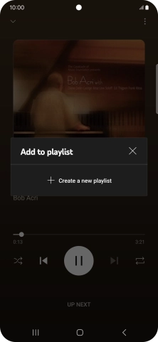 Press Create a new playlist.