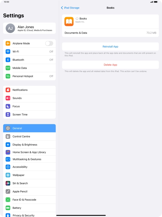 Slide your finger upwards starting from the bottom of the screen to return to the home screen.