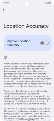 If you press the indicator next to 