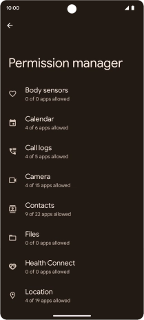 Press the required phone function.