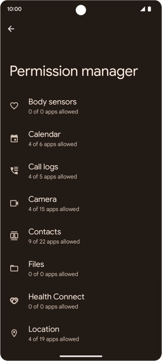 Press the required phone function.