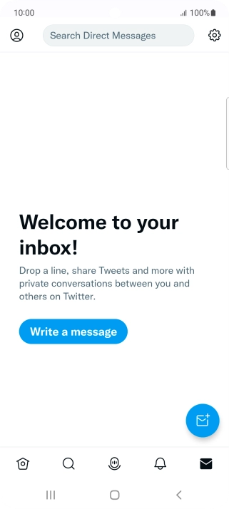 Press the new message icon.