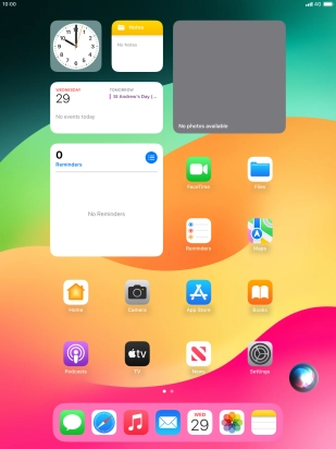 Say, in your own words, what you would like your tablet to do. CAMERA, CALL [contact], SEARCH THE WEB FOR [information].