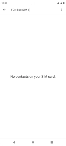 Press the menu icon.