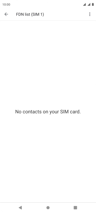 Press the menu icon.