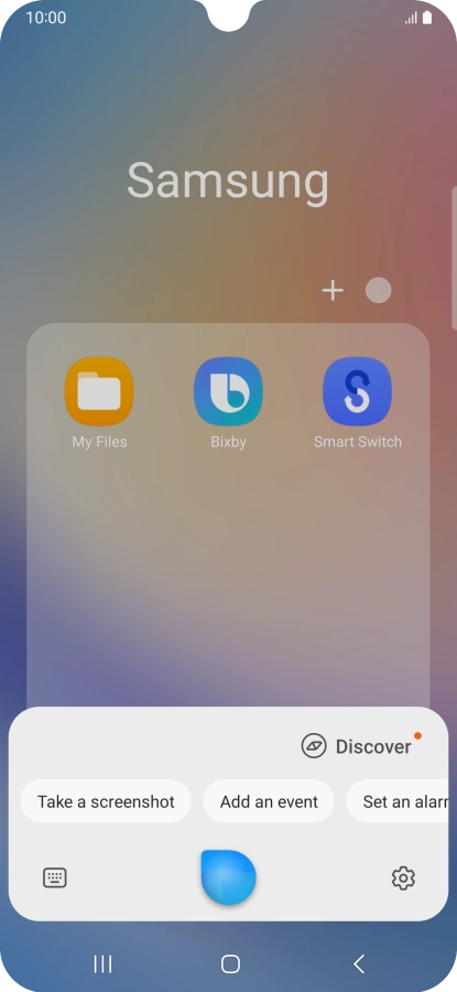 Say, in your own words, what you would like your phone to do, e.g.: CAMERA, CALL [contact], SEARCH THE WEB FOR [information].