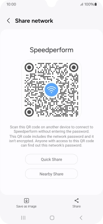 Place the QR code inside the camera frame on the other device to scan the code.
