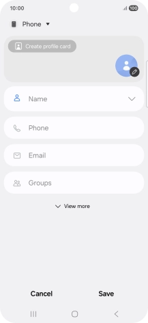 Press the address book drop down list. Press the address book drop down list.
