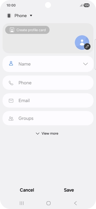 Press the address book drop down list. Press the address book drop down list.