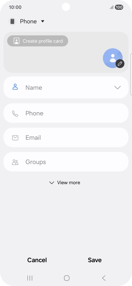 Press the address book drop down list. Press the address book drop down list.