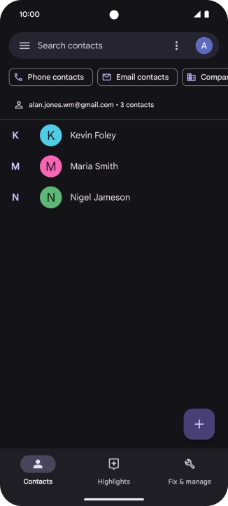 Slide your finger upwards starting from the bottom of the screen to return to the home screen.