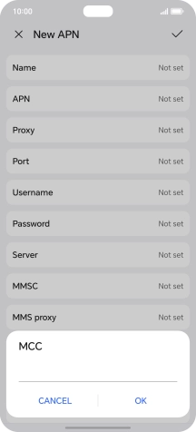 Key in 234 and press OK.