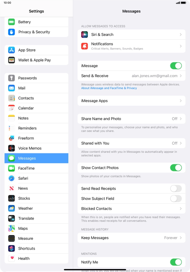 Slide your finger upwards starting from the bottom of the screen to return to the home screen.