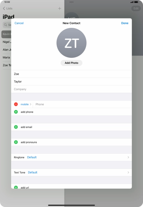 Press Phone and key in the required phone number.