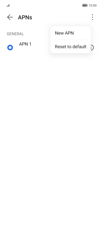 Press New APN.