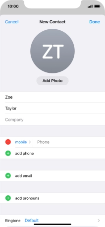 Press Phone and key in the required phone number.