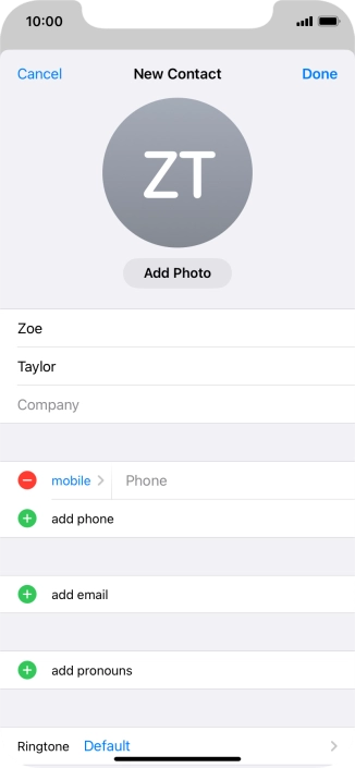 Press Phone and key in the required phone number.