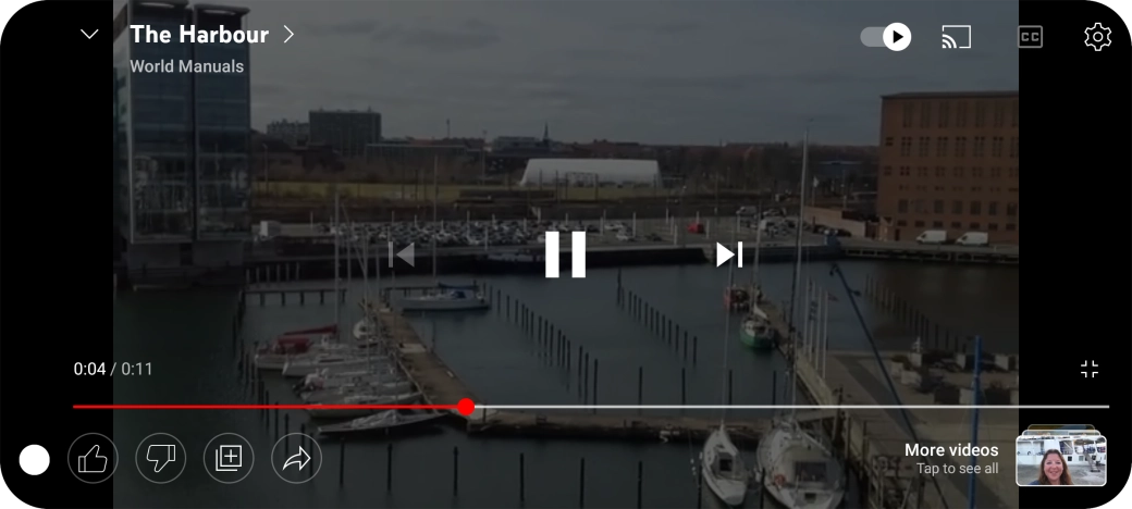 Press the add icon. Press the add icon.