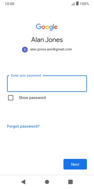Press the field below Press the field below