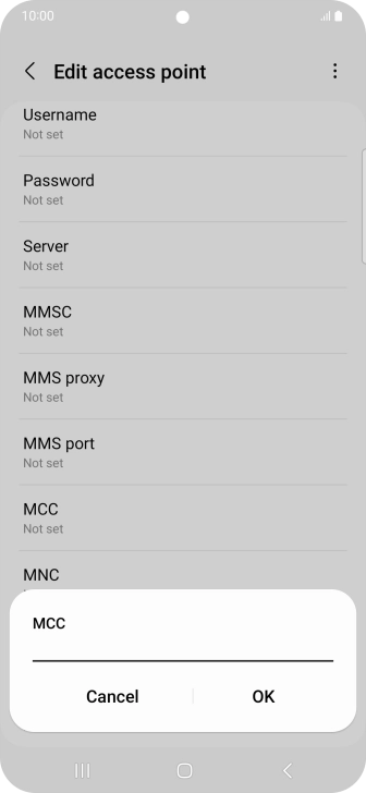 Key in 234 and press OK. Key in 234 and press OK.