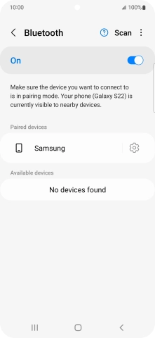Press the Home key to return to the home screen.
