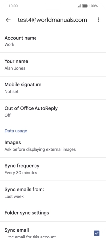 Press Account name and key in the required name.